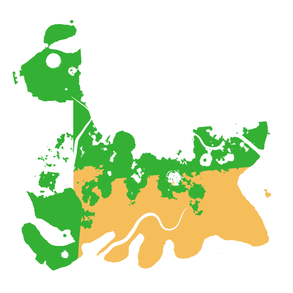 Biome Rust Map: Procedural Map, Size: 3500, Seed: 1187170892