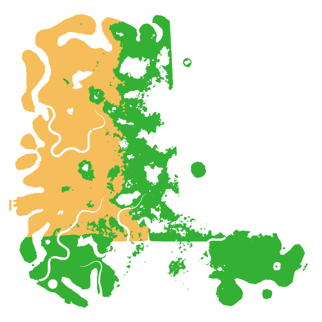 Biome Rust Map: Procedural Map, Size: 6000, Seed: 285039212