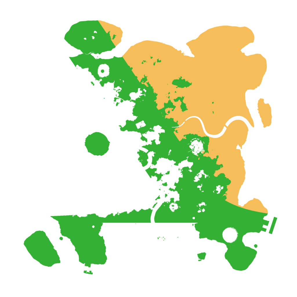 Biome Rust Map: Procedural Map, Size: 3500, Seed: 818901146