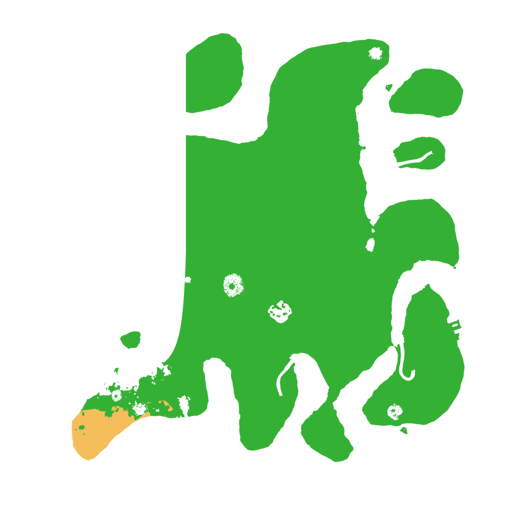 Biome Rust Map: Procedural Map, Size: 3500, Seed: 5439037