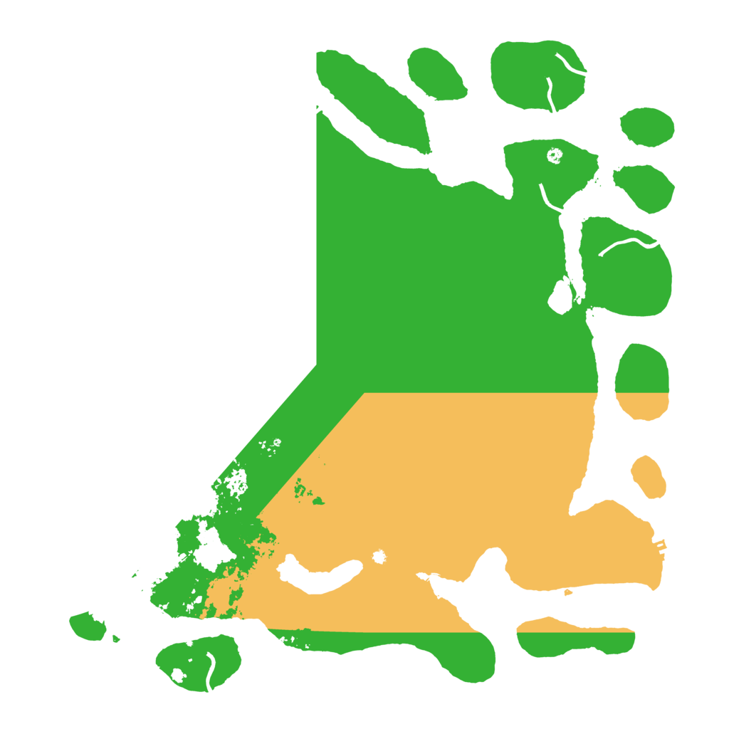 Biome Rust Map: Procedural Map, Size: 4800, Seed: 25413652