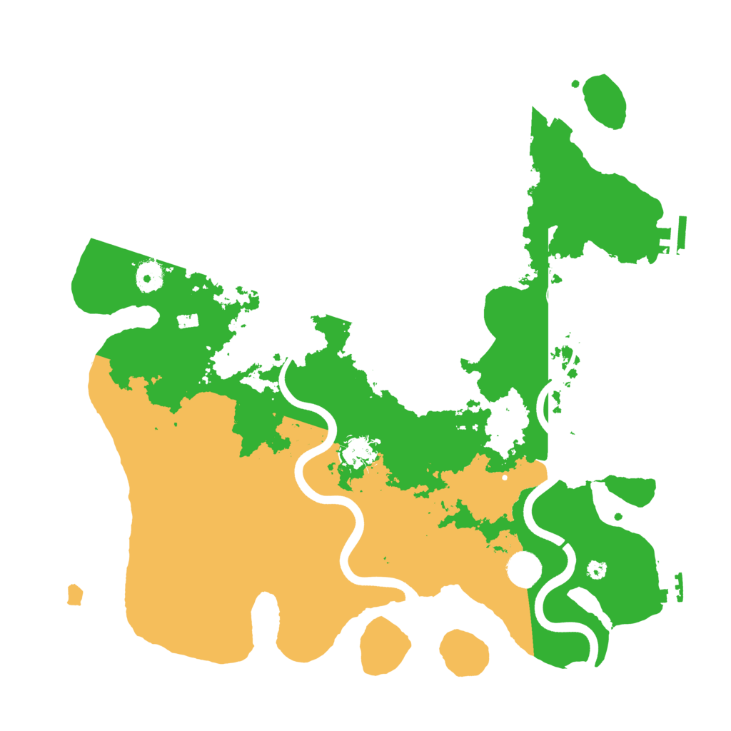 Biome Rust Map: Procedural Map, Size: 3800, Seed: 7741508