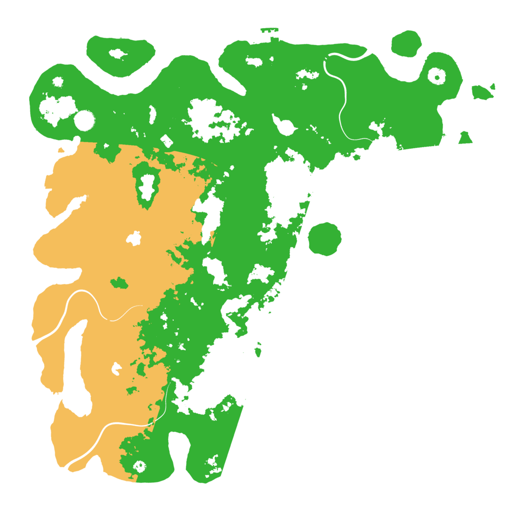 Biome Rust Map: Procedural Map, Size: 4500, Seed: 2033925797