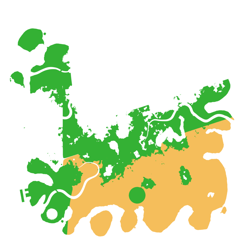 Biome Rust Map: Procedural Map, Size: 4000, Seed: 15424584