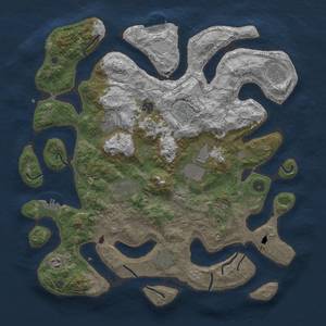 Thumbnail Rust Map: Procedural Map, Size: 4250, Seed: 1183282971, 18 Monuments