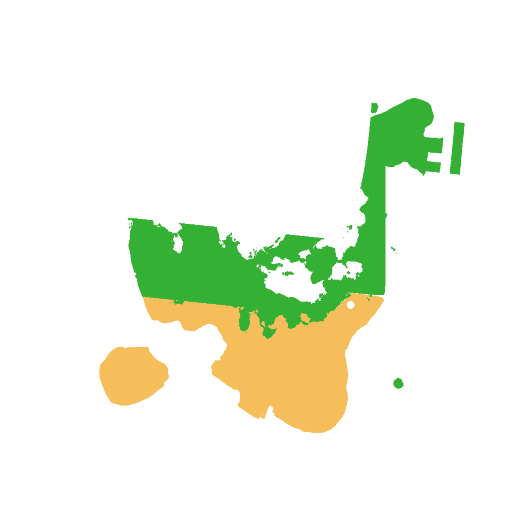 Biome Rust Map: Procedural Map, Size: 2000, Seed: 688