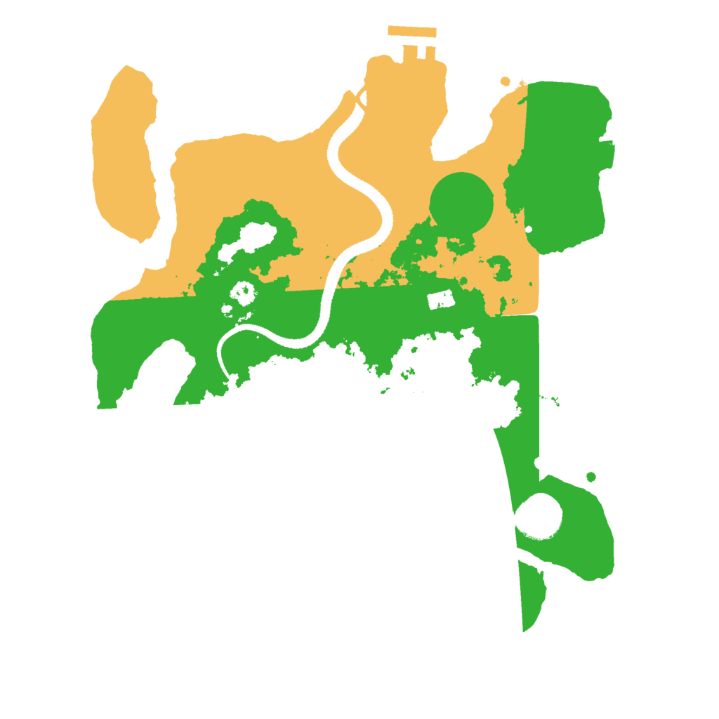 Biome Rust Map: Procedural Map, Size: 3000, Seed: 27479767