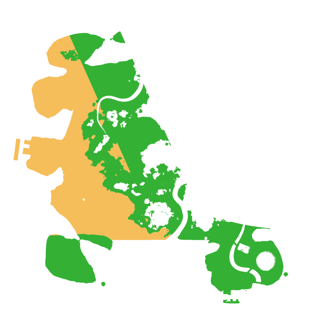 Biome Rust Map: Procedural Map, Size: 3000, Seed: 2425128