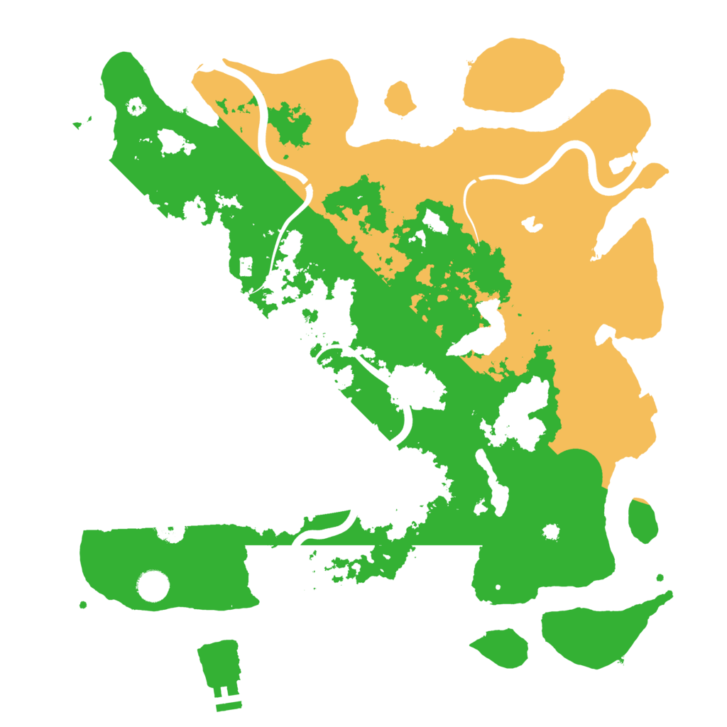 Biome Rust Map: Procedural Map, Size: 4000, Seed: 420698008