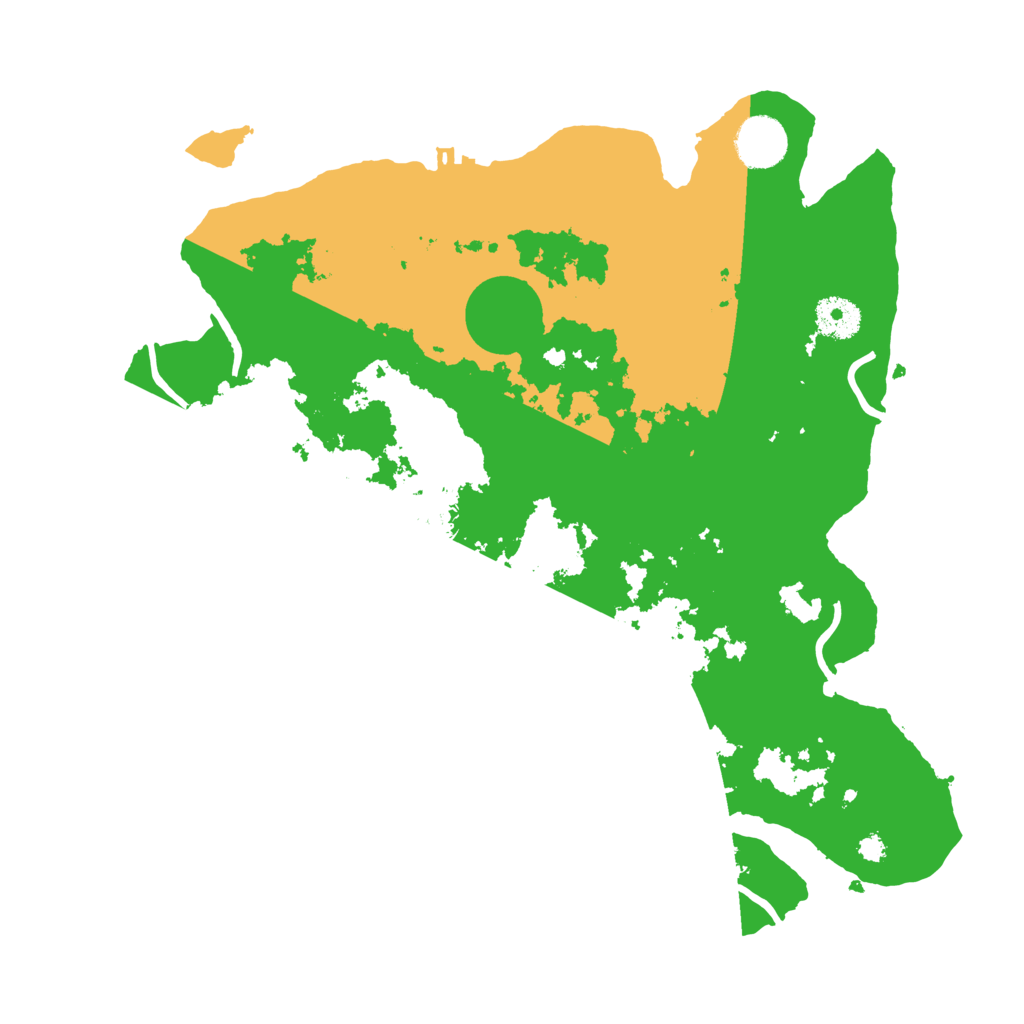 Biome Rust Map: Procedural Map, Size: 3500, Seed: 1415640944