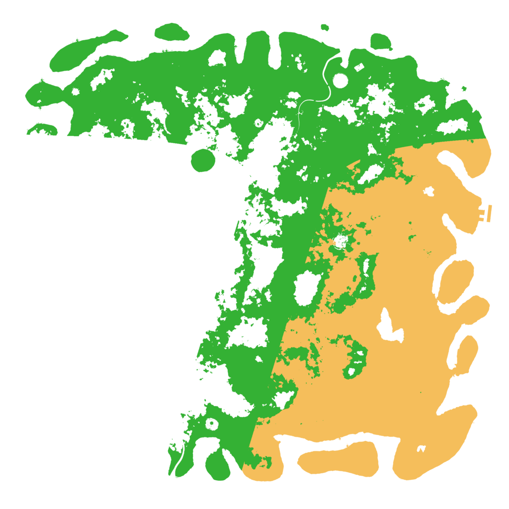 Biome Rust Map: Procedural Map, Size: 6000, Seed: 41273