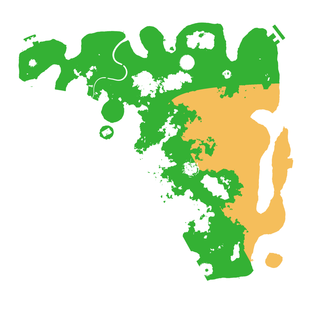 Biome Rust Map: Procedural Map, Size: 3700, Seed: 642704935