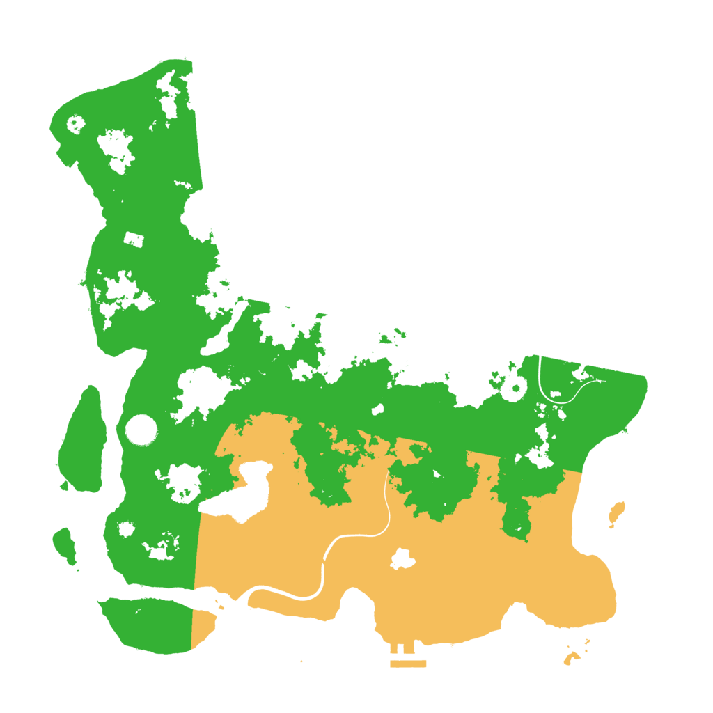 Biome Rust Map: Procedural Map, Size: 4000, Seed: 924979259