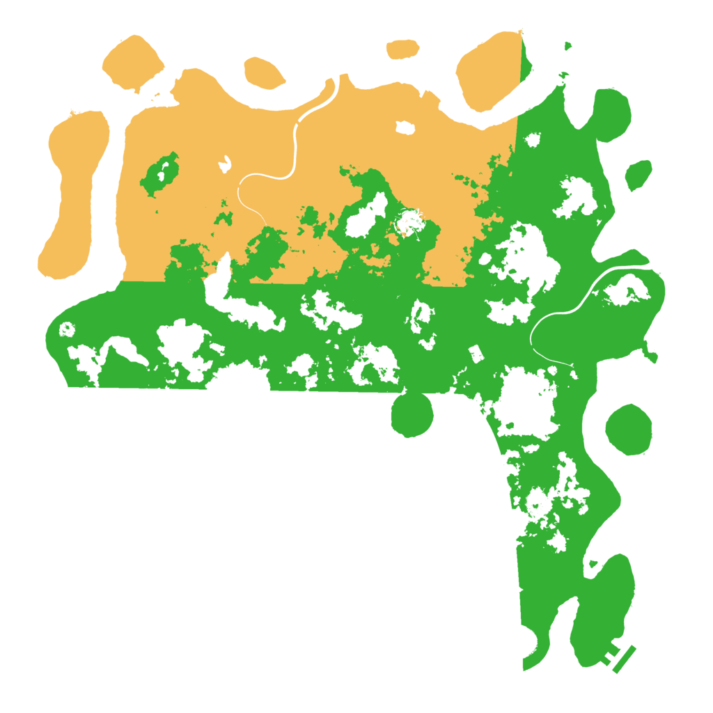 Biome Rust Map: Procedural Map, Size: 4500, Seed: 1756128