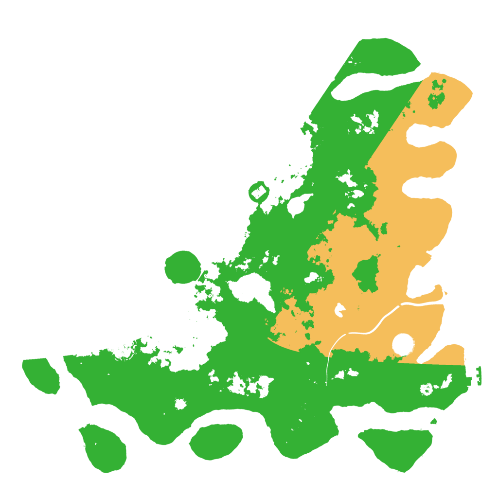 Biome Rust Map: Procedural Map, Size: 4000, Seed: 14835