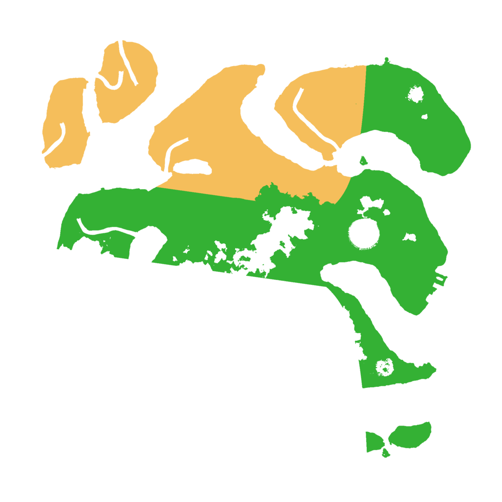 Biome Rust Map: Procedural Map, Size: 2900, Seed: 31009