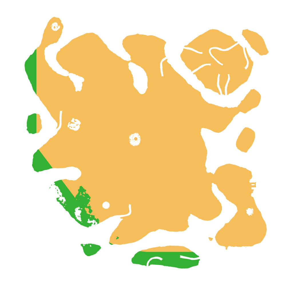 Biome Rust Map: Procedural Map, Size: 3600, Seed: 21009