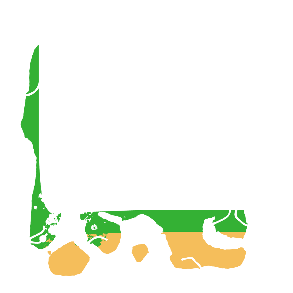 Biome Rust Map: Procedural Map, Size: 3650, Seed: 11009