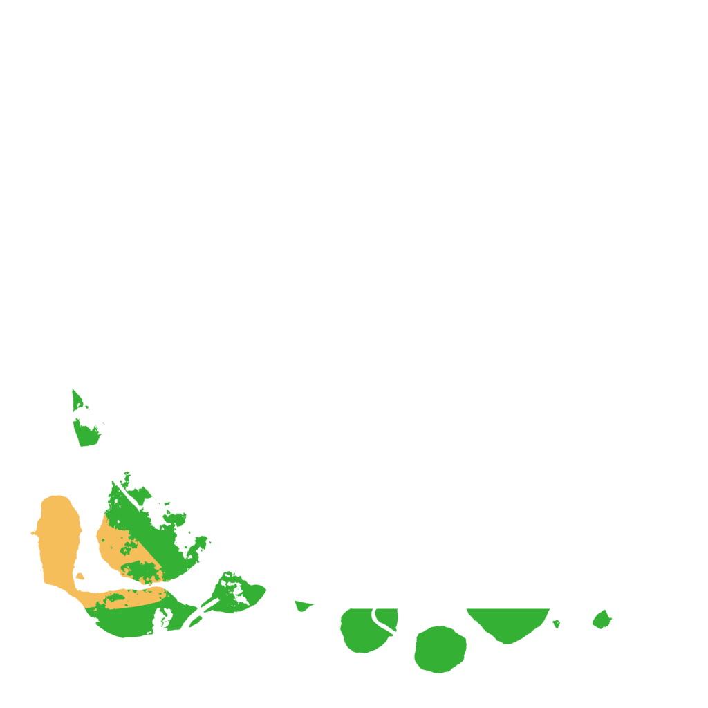 Biome Rust Map: Procedural Map, Size: 4500, Seed: 8654756