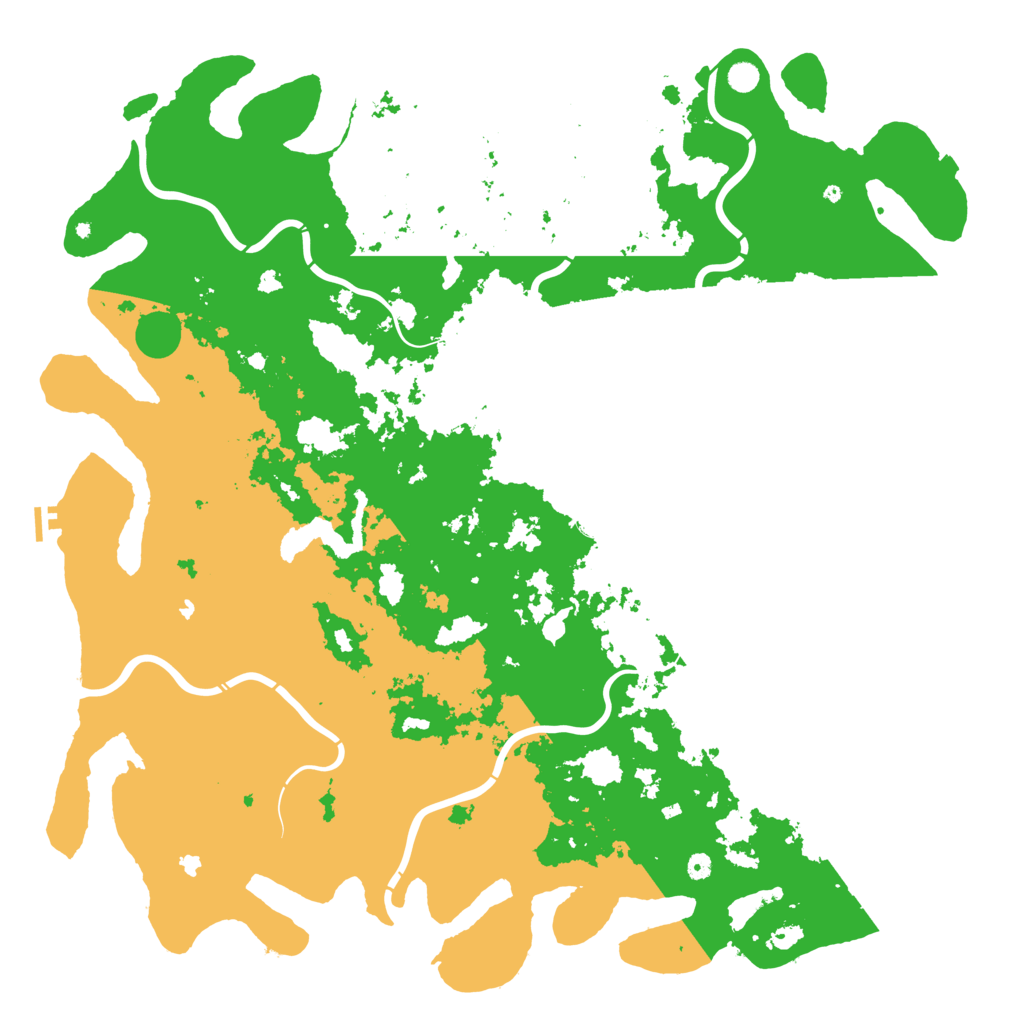 Biome Rust Map: Procedural Map, Size: 6000, Seed: 1840797036