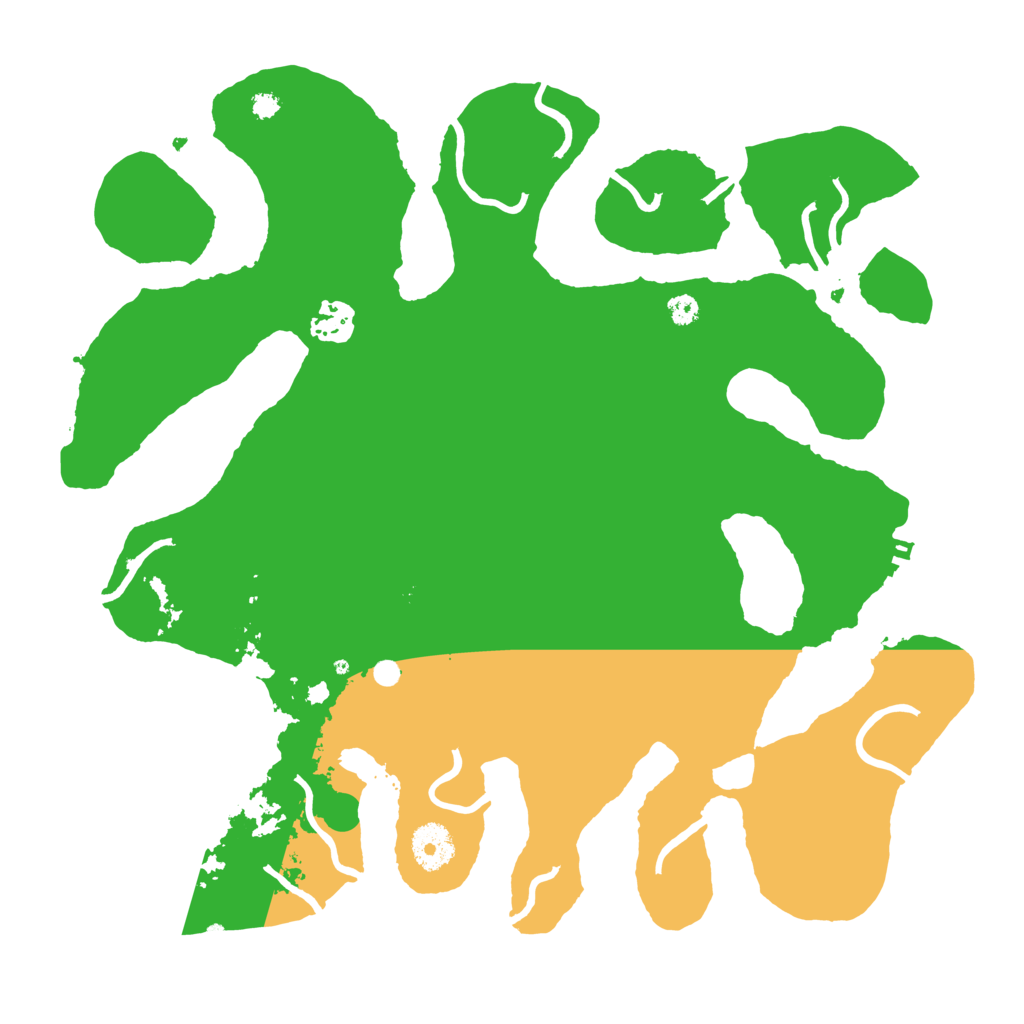 Biome Rust Map: Procedural Map, Size: 3500, Seed: 930407