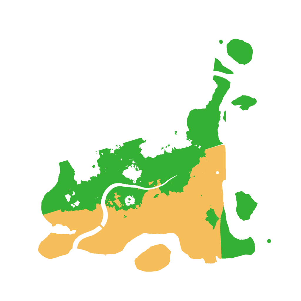 Biome Rust Map: Procedural Map, Size: 3000, Seed: 893231064