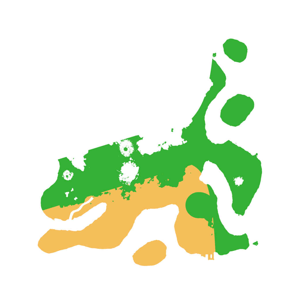 Biome Rust Map: Procedural Map, Size: 3000, Seed: 893231064