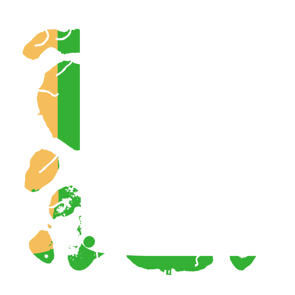 Biome Rust Map: Procedural Map, Size: 3500, Seed: 3258410