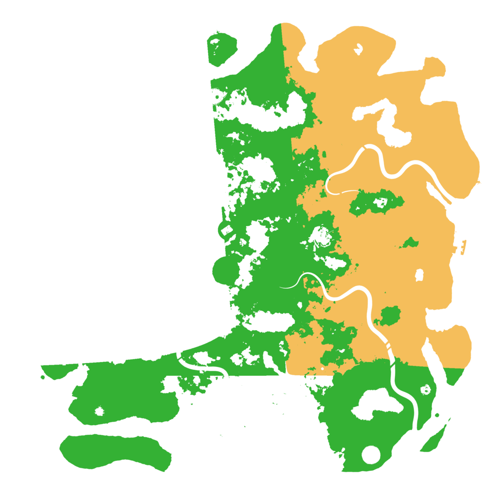 Biome Rust Map: Procedural Map, Size: 5000, Seed: 1441133105