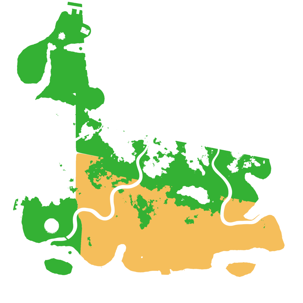 Biome Rust Map: Procedural Map, Size: 3800, Seed: 908424169