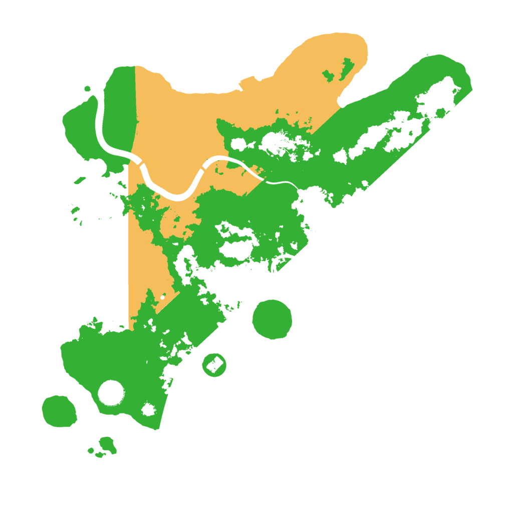 Biome Rust Map: Procedural Map, Size: 3500, Seed: 1811988756