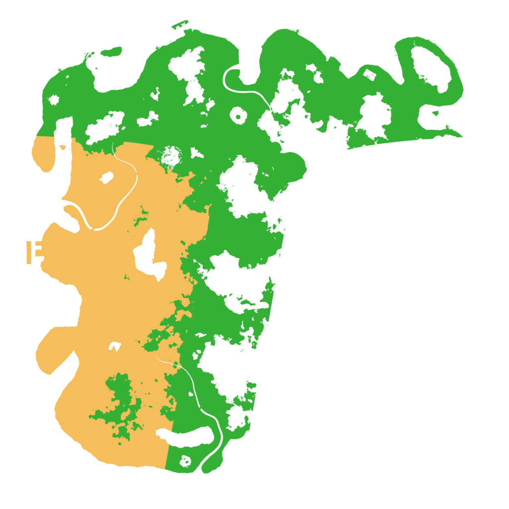 Biome Rust Map: Procedural Map, Size: 4500, Seed: 10092021