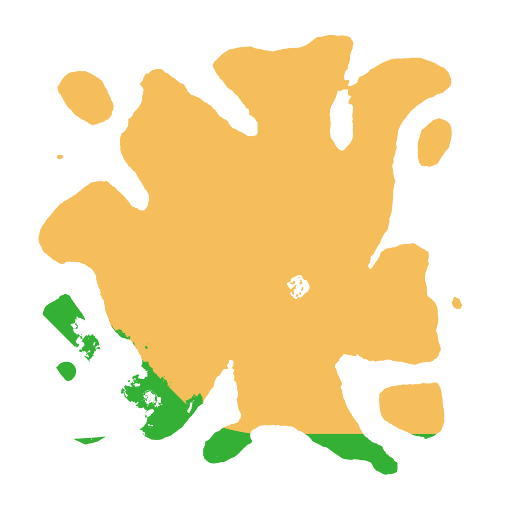 Biome Rust Map: Barren, Size: 3500, Seed: 511