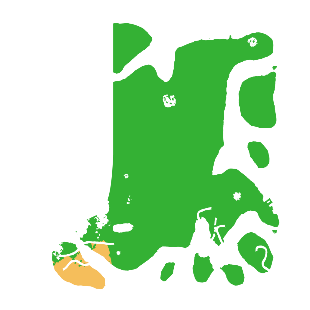 Biome Rust Map: Procedural Map, Size: 3500, Seed: 215621203