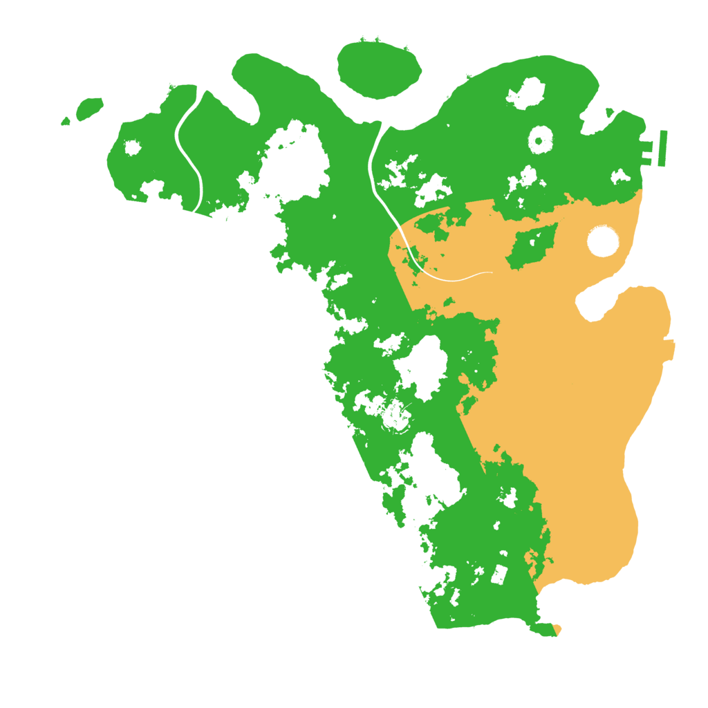 Biome Rust Map: Procedural Map, Size: 3969, Seed: 1009