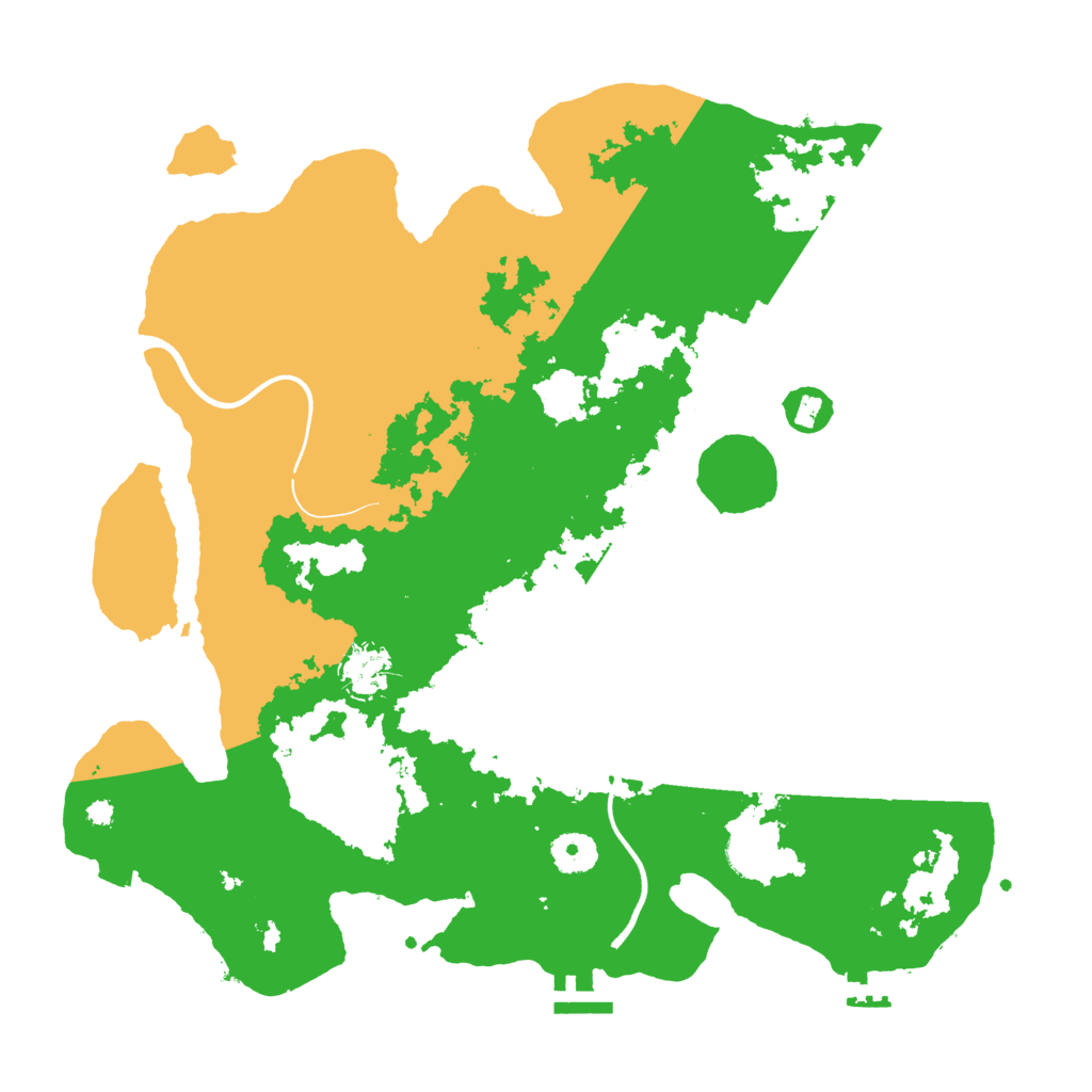 Biome Rust Map: Procedural Map, Size: 3750, Seed: 2046868070