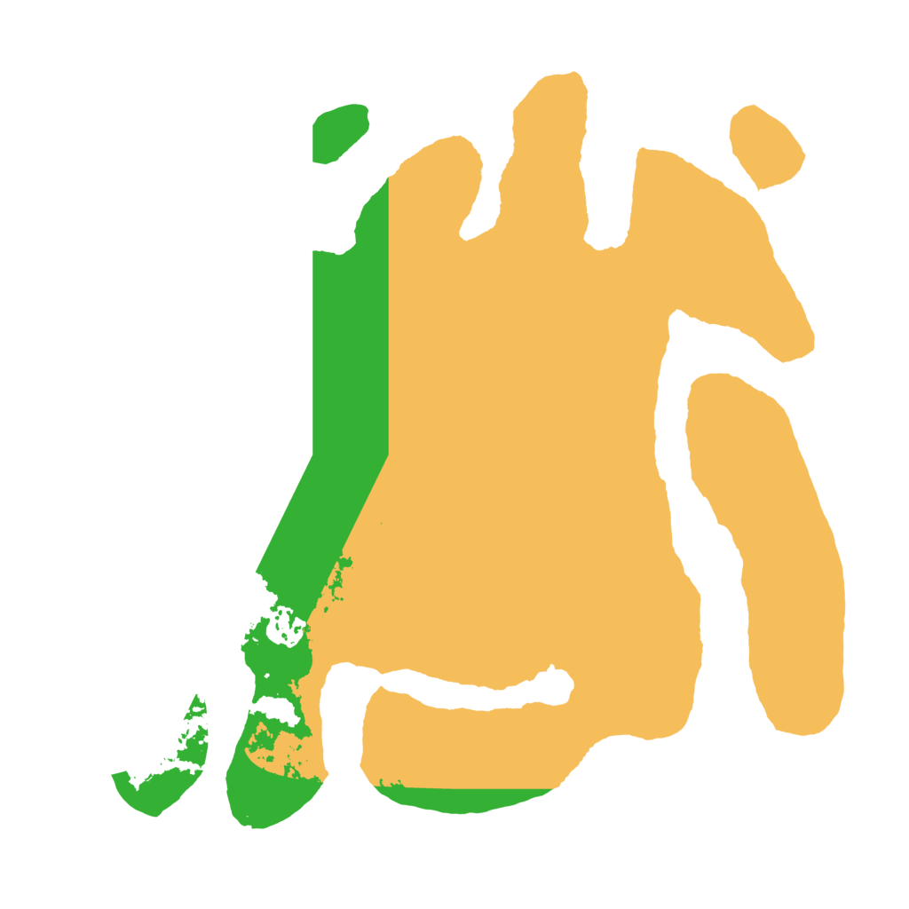 Biome Rust Map: Barren, Size: 3500, Seed: 747416