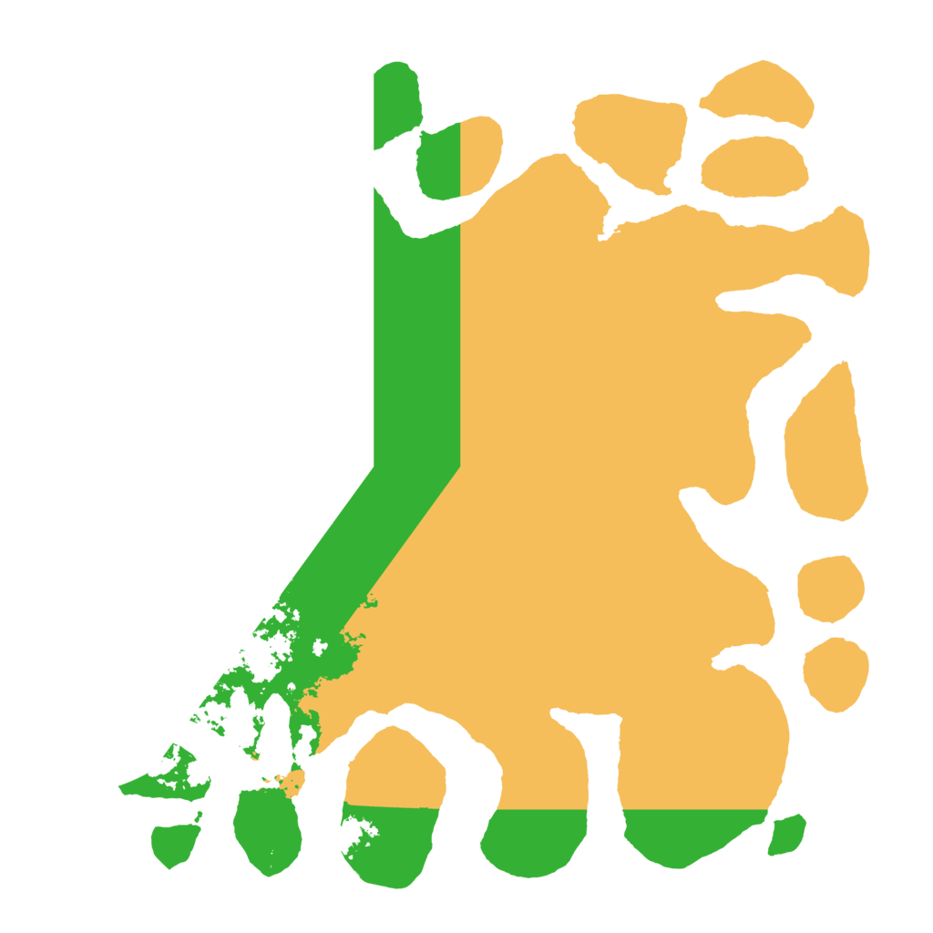 Biome Rust Map: Barren, Size: 4500, Seed: 61009