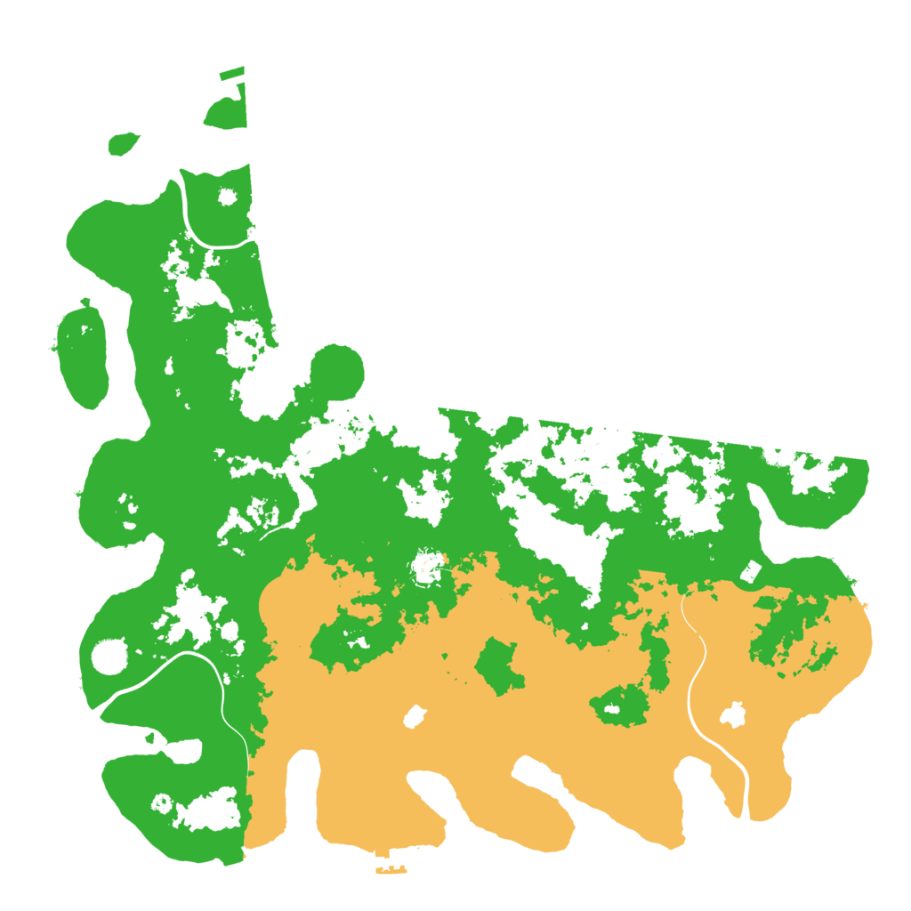 Biome Rust Map: Procedural Map, Size: 4500, Seed: 51009