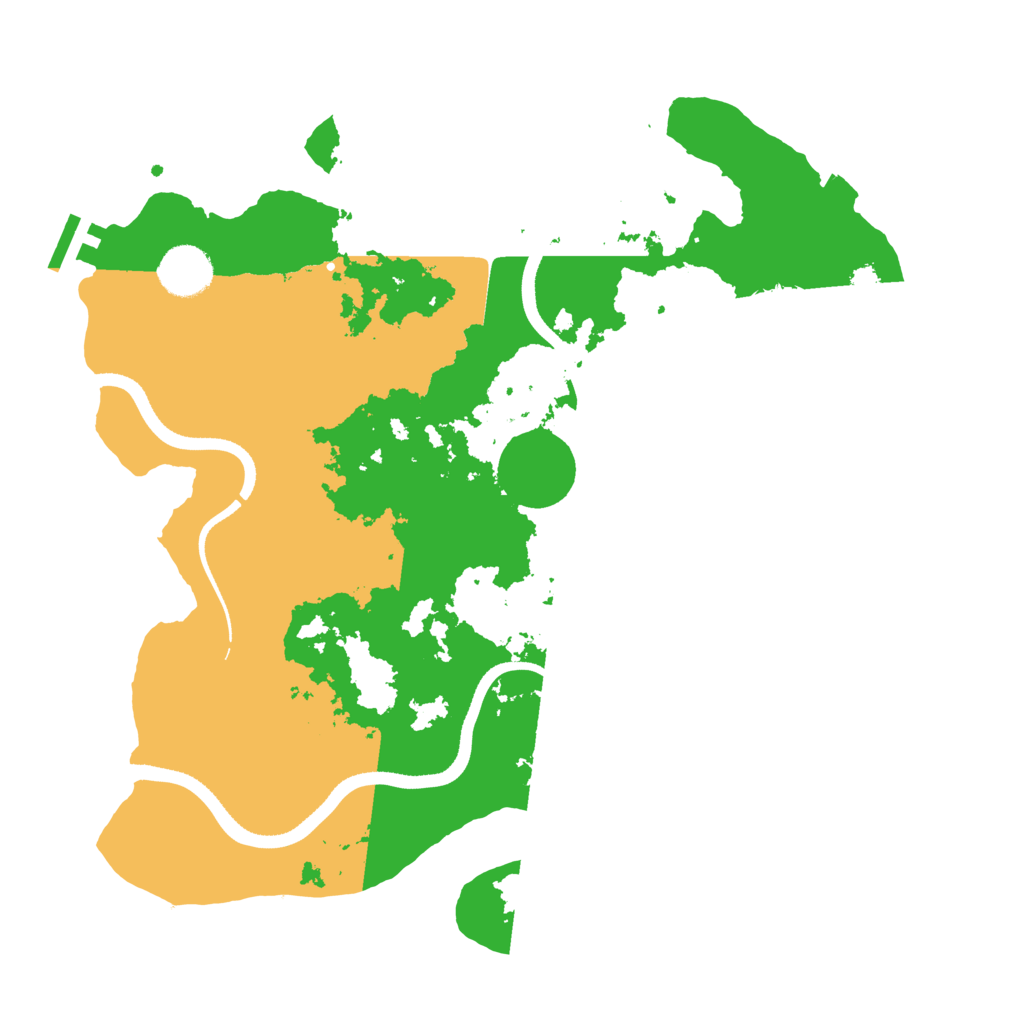 Biome Rust Map: Procedural Map, Size: 3500, Seed: 475