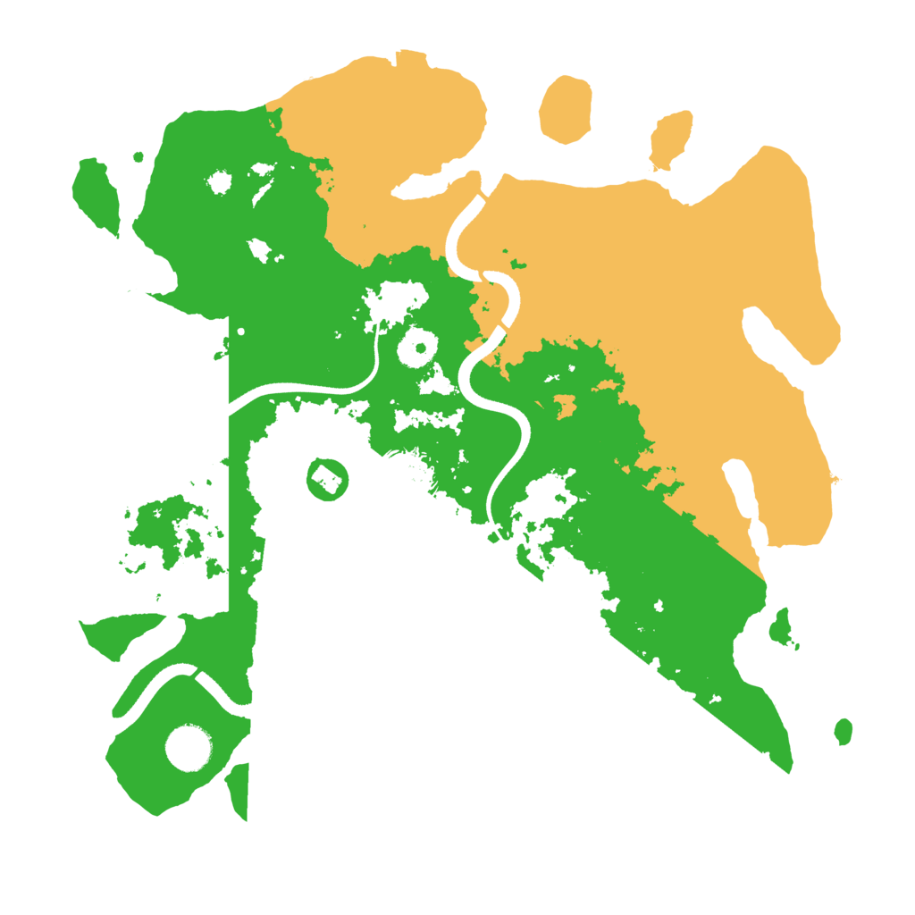 Biome Rust Map: Procedural Map, Size: 3500, Seed: 90291280