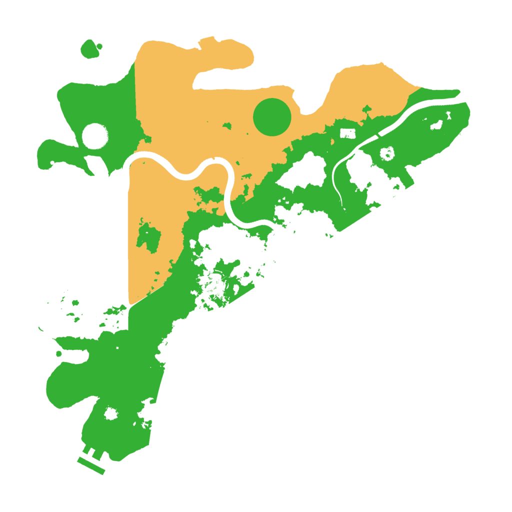 Biome Rust Map: Procedural Map, Size: 3550, Seed: 1956609209