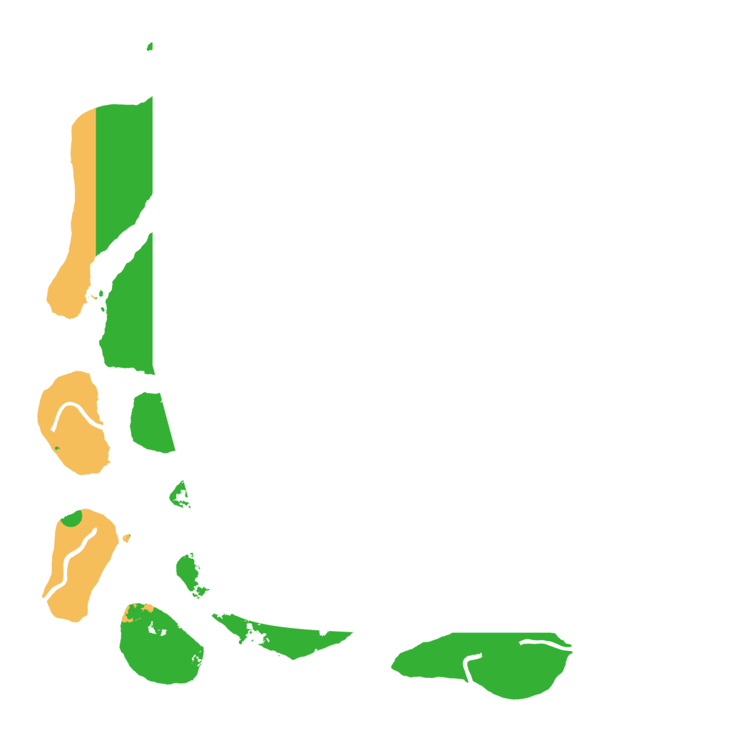 Biome Rust Map: Procedural Map, Size: 4300, Seed: 485772251