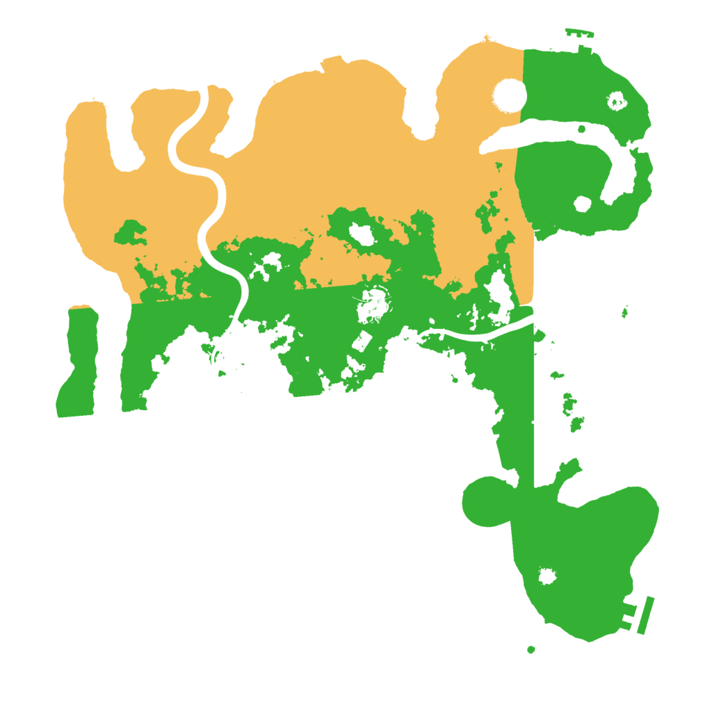 Biome Rust Map: Procedural Map, Size: 3750, Seed: 10222696