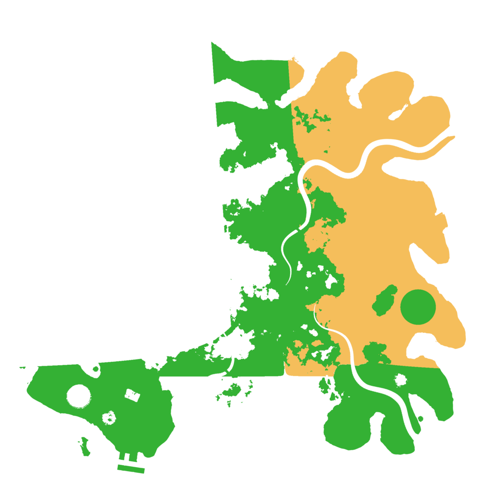 Biome Rust Map: Procedural Map, Size: 3750, Seed: 45780824