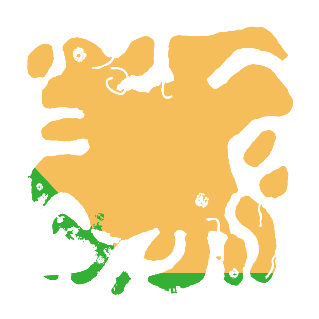 Biome Rust Map: Procedural Map, Size: 3500, Seed: 616667481