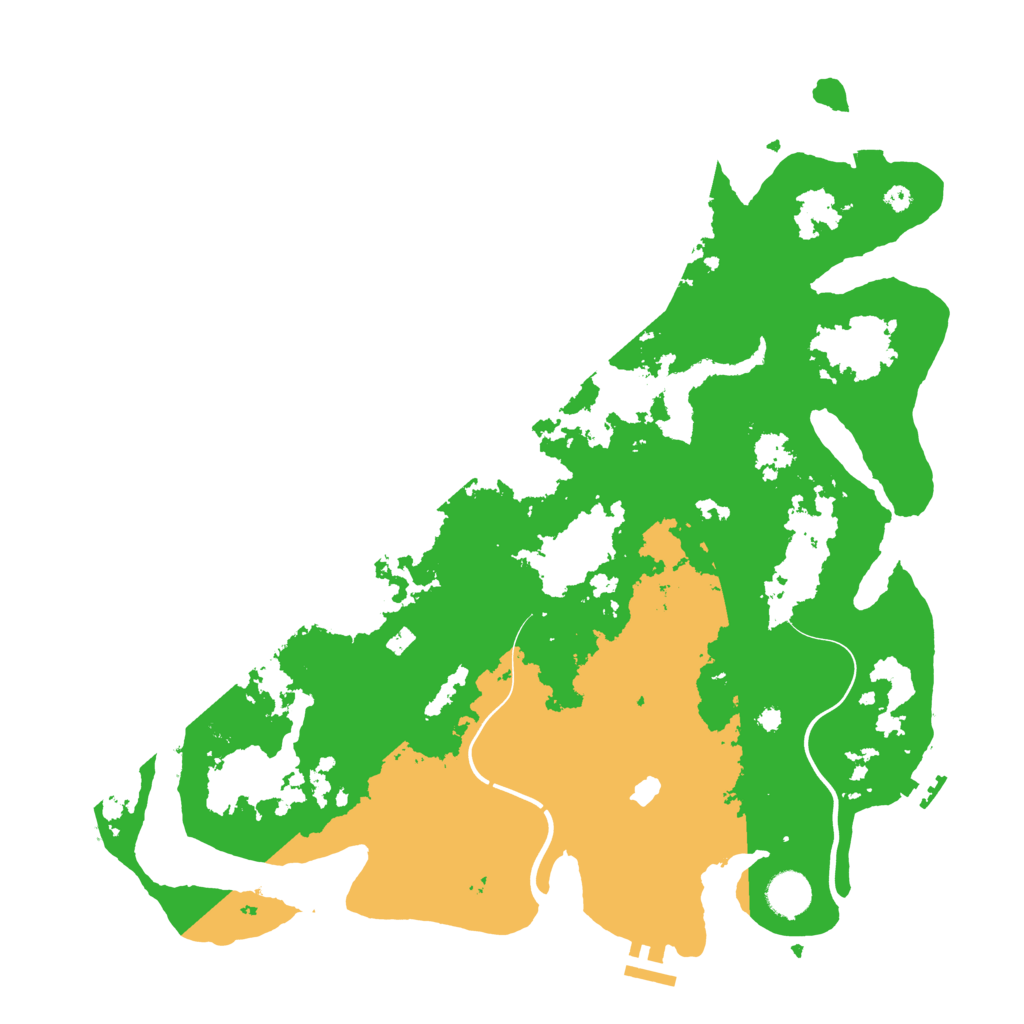 Biome Rust Map: Procedural Map, Size: 4000, Seed: 17072