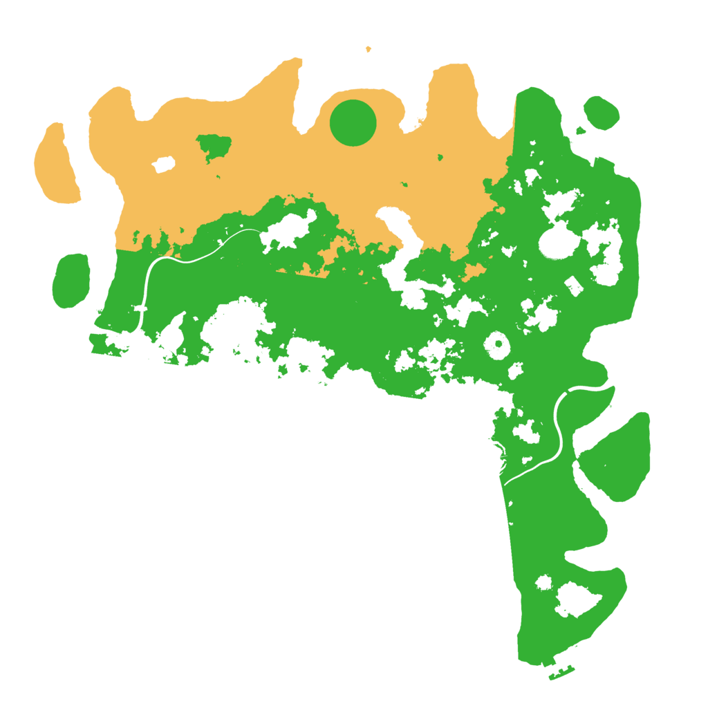 Biome Rust Map: Procedural Map, Size: 4000, Seed: 195