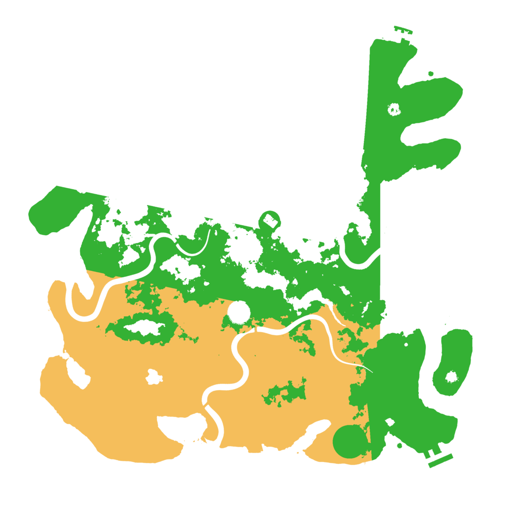 Biome Rust Map: Procedural Map, Size: 4000, Seed: 10209