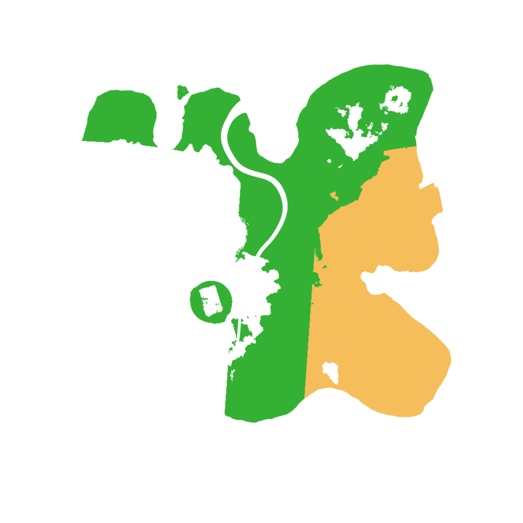 Biome Rust Map: Procedural Map, Size: 2000, Seed: 3423